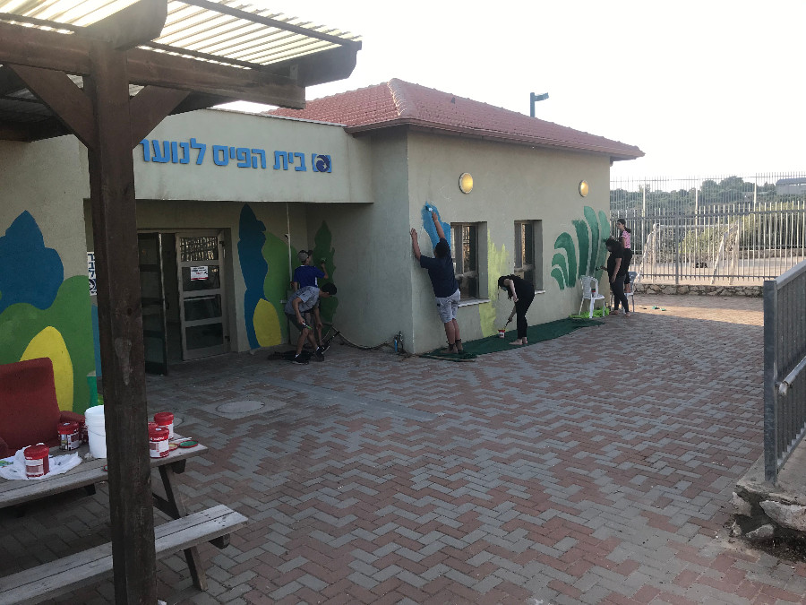 פרויקט ציור קיר שכבת ז' 2021